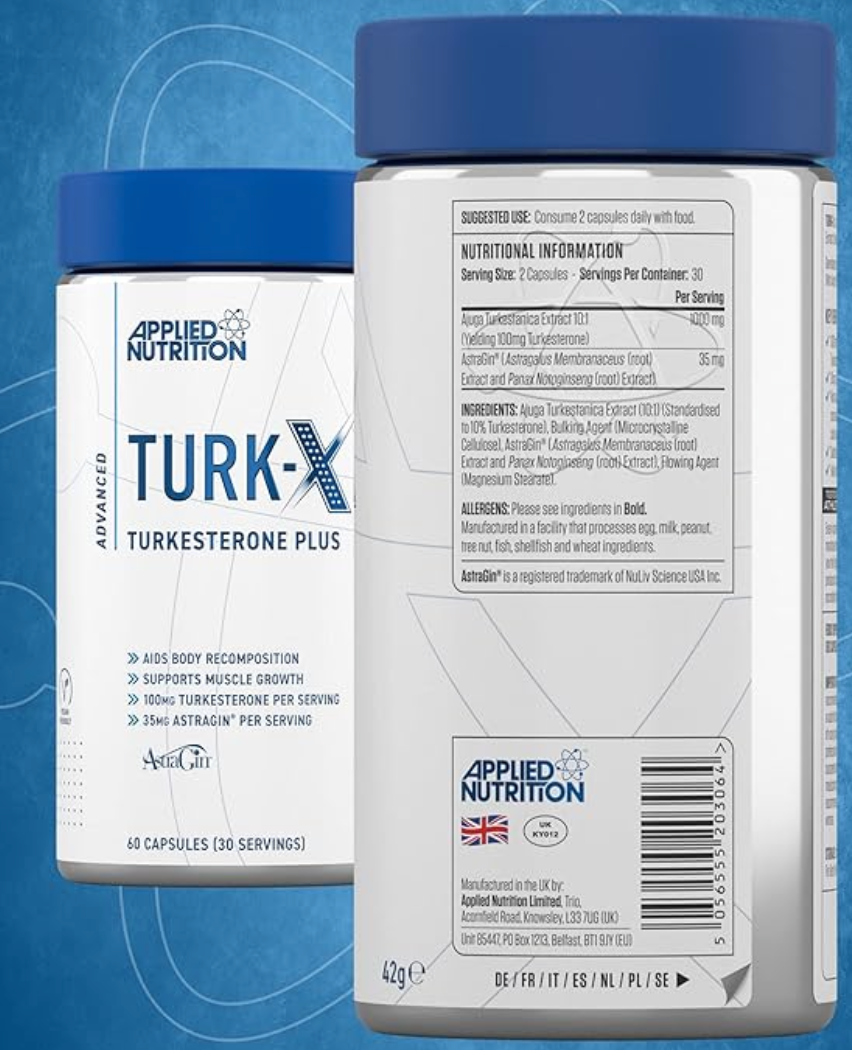 Applied Nutrition Turk-X 60 Caps + Free Clear Whey 150g* - Special Offer